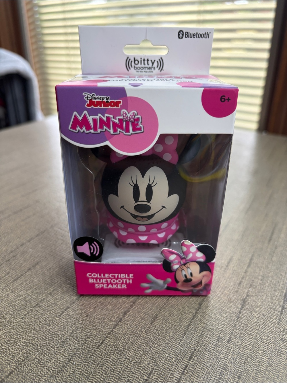Disney Minnie Mouse Pink Polka Dot Bluetooth Speaker
